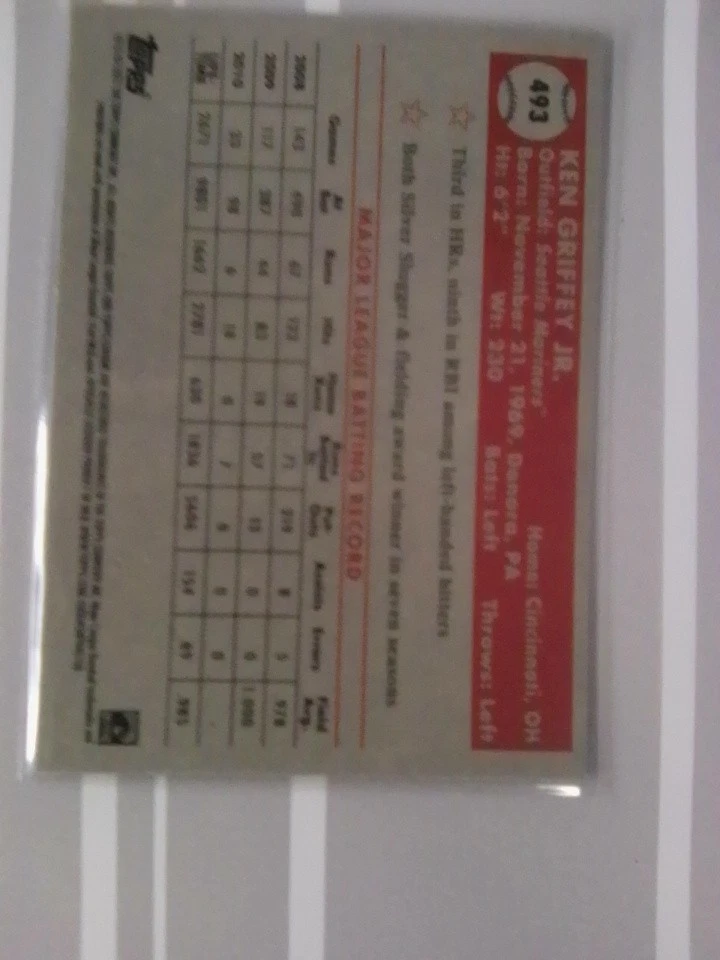 2021 Topps Chrome Platinum Anniversary - Ken Griffey Jr #493 Refractor - Image 2 of 2