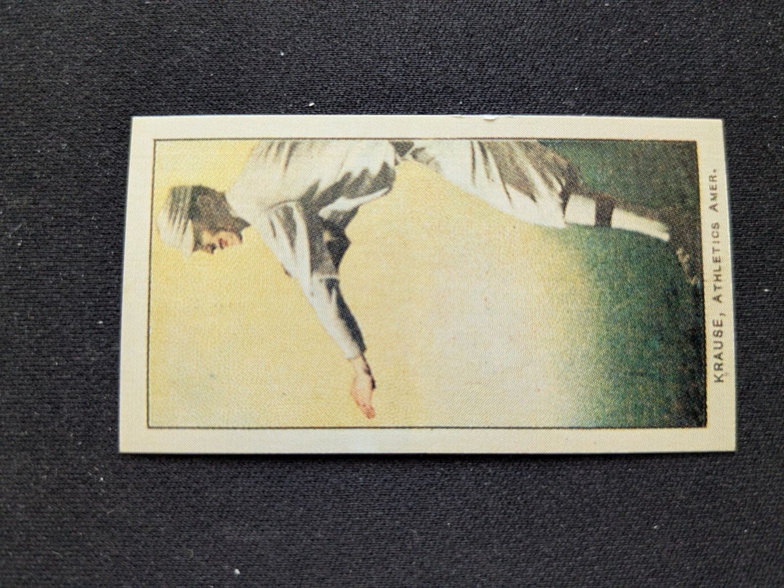 1909 Philadelphia Carmel Baseball Card # 6 Harry Krause - Philadelphia A's (NM)