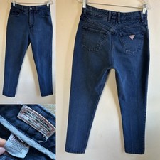 Vintage Georges Marciano Guess Jeans Women 30 High Waist 80s 90s Blue Denim USA