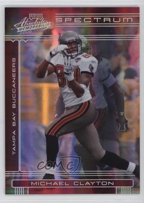 2006 Playoff Absolute Memorabilia Spectrum Silver /100 Michael Clayton #142 9bp