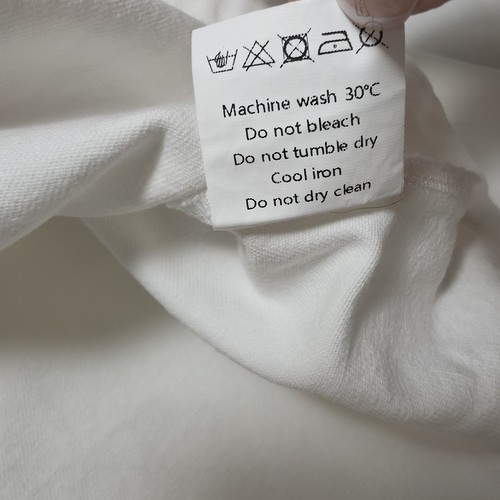 Culotte femme coton blanc jambes larges pantalon plissé taille haute L baggy côtier - Photo 10/18