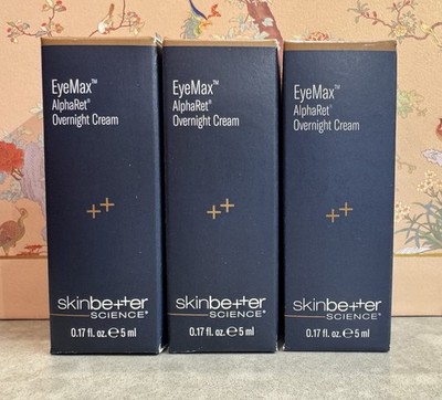 SkinBetter SCIENCE EyeMax AlphaRet Overnight Eye Cream 15ml (3x5ml) New In Box