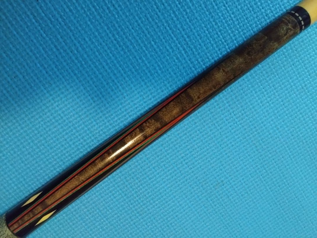 Vintage 1990s Adam Helmstetter Robin Bell Billiard Pool Cue 5/16