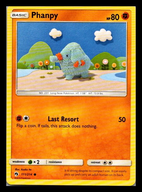 Phanpy SM - Lost Thunder 111/214 NM