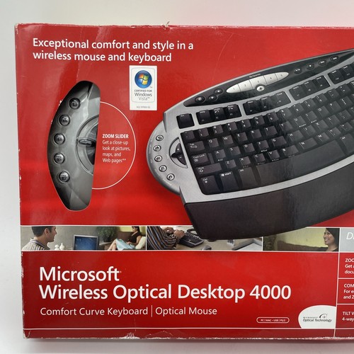 Microsoft Optical Desktop 4000 BX200004 Wireless Keyboard New - 第 2/10 張圖片