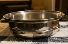 Vintage Homemakers Guild Stainless Double Boiler Insert 8 1/2 Inch Diameter