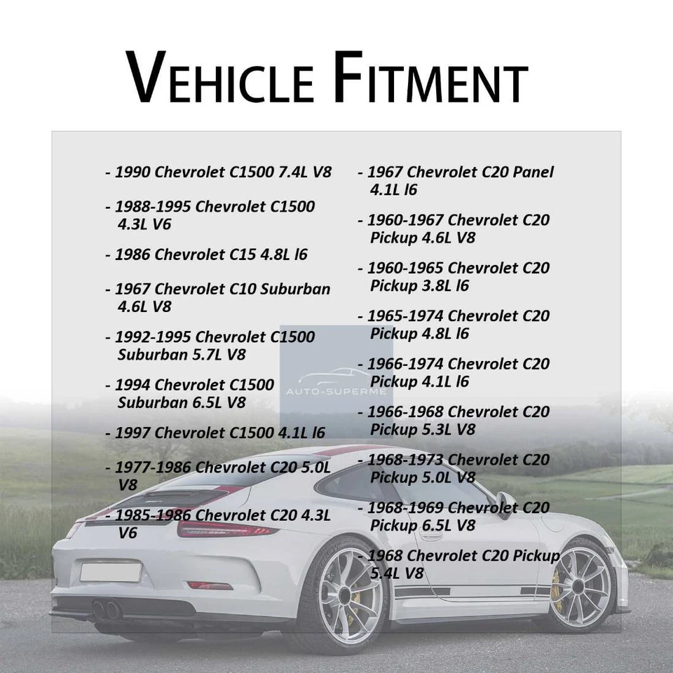 Termostato de refrigerante de motor de motocicleta para camioneta Chevrolet C10 5,0 L 1968-1973 Foto 4 de 4