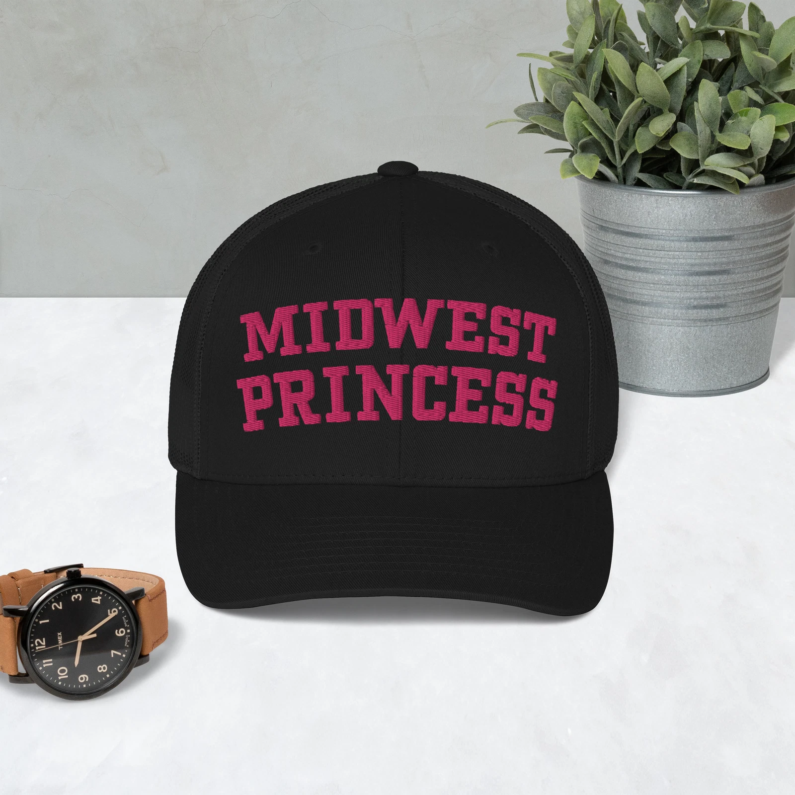 MidWest Princess Chappell Trucker Hat - Pink