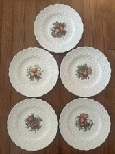 5 COPELAND SPODE ALDEN Salad Lunch Plates 9" SET  ENGLAND EXCELLENT