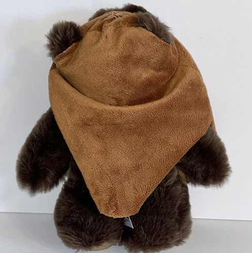 Disney Parks Ewok Plush Authentic Original Star Wars Brown Fluffy 9" Toy Clean - Picture 4 of 9