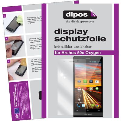 Schutzfolie für Archos 50c Oxygen  klar Display dipos Displayfolie