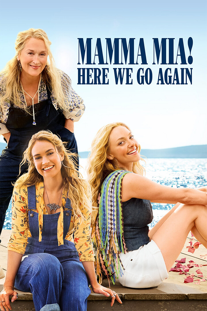 MAMMAMIA HERE WE GO AGAINパンフレット Amazon.com: MAMMA MIA! HERE WE GO AGAIN MOVIE POSTER 2 Sided
