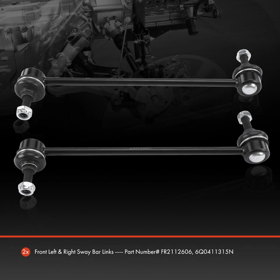 Barra estabilizadora lateral delantera enlace para Volkswagen Polo Audi A1 Seat Cordoba Ibiza Foto 2 de 4