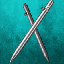 Bolt Action Ballpoint Pen Titanium Alloy Office Signature Pen Pocket Metal Pen