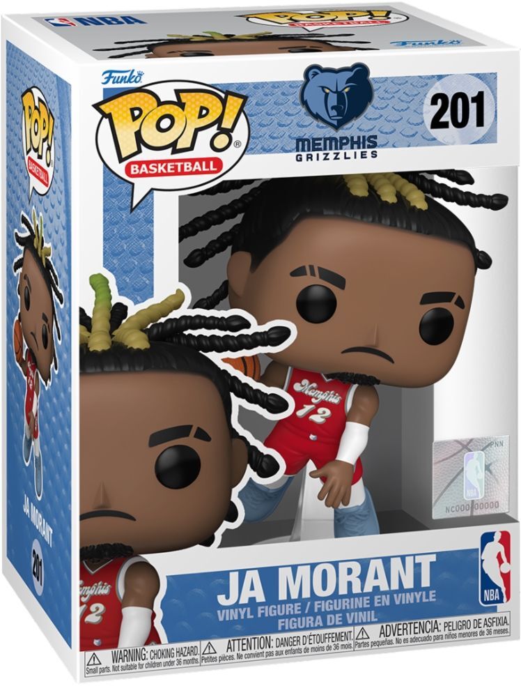 Merchandising NBA: Funko Pop! Basketball - Grizzlies - Ja Morant (24-25 City Edi