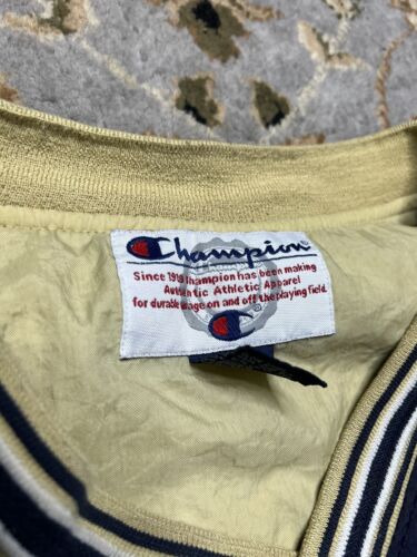 Vintage Pitt Panthers Champion Windbreaker Jacket Men’s 2XL Blue Vtg Pittsburgh - Picture 4 of 6