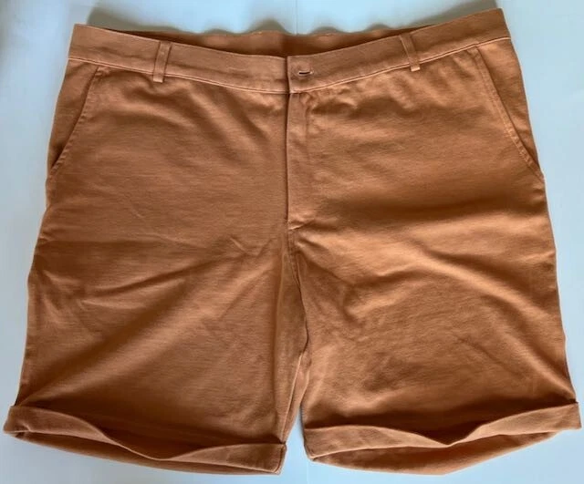 Bermudas para hombre FENDI - 100 % algodón, naranja - talla UE 54/EE. UU. 38