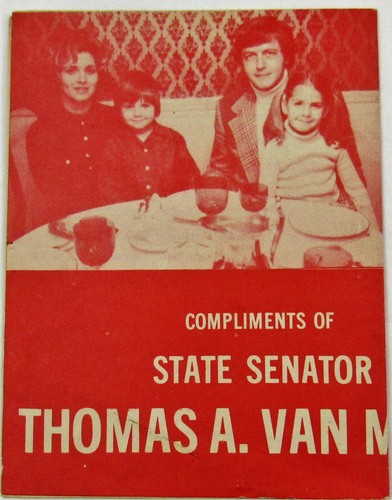 c1975 Ohio State Senator Tom Van Meter Campaign Recipe Campaign Family Wife 19th