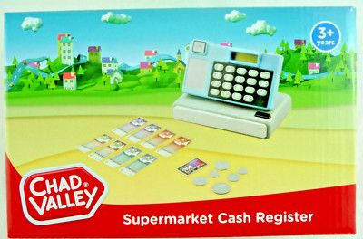 Chad Valley Supermarkt Registrierkasse Spielzeug - Interaktive Registrierkasse mit Taschenrechner