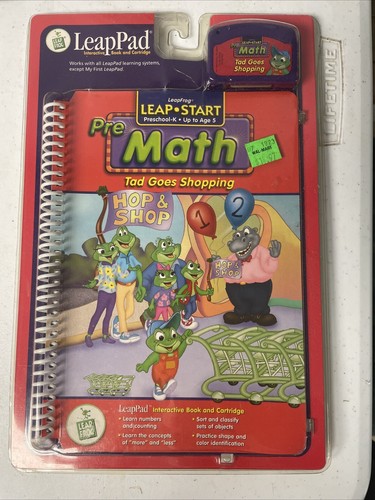 Leapfrog Pre-K & Kindergarten LeapPad Book:T ad Goes Shopping Pre Math