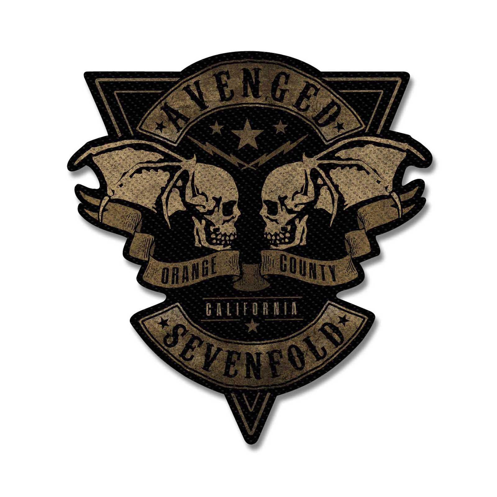 Avenged Sevenfold 'Orange County Cut-Out' Toppa della fascia - NUOVO E UFFICIALE