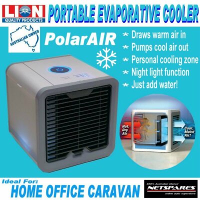 Portable Evaporative Cooler Cold Air Conditioner USB Powered Office Caravan  Home Australia