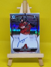 2023 BOWMAN CHROME 1ST AUTOGRAPH REFRACTOR JUNIOR FRANCO AUTO /499 DIAMONDBACKS