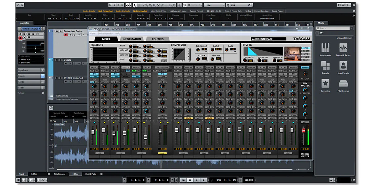 TASCAM Series 102i USB Audio & Midi Interface for sale online | eBay