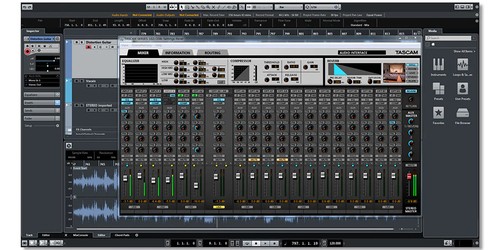 Tascam SERIES 102i USB Audio MIDI Interface Ultra-HDDA Microphone Preamplifier - Picture 4 of 4