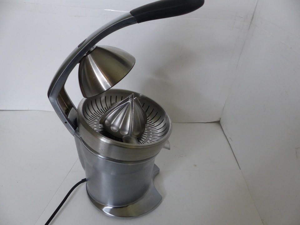 BREVILLE BRUSHED STAINLESS ELECTRIC JUICER CITRUS PRESS MODEL 800CPXL