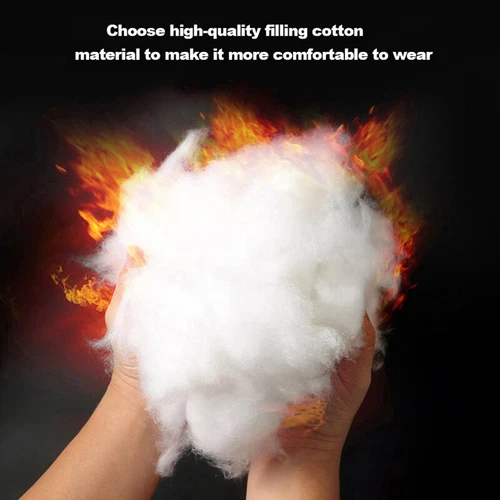 Mens Quilted Padded Bomber Jacket Biker Puffer Jacket Coat Warm Winter Zip Up - Picture 7 of 19