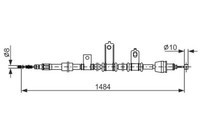 Bosch Handbremsseil Links FüR KIA Picanto 1.0-1.1 04.04-09.11 OE 5976007410