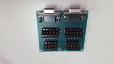 LOT OF 2 PCS. TURBOARDS TB06 Terminal Block - Dual DB9 Female to 18