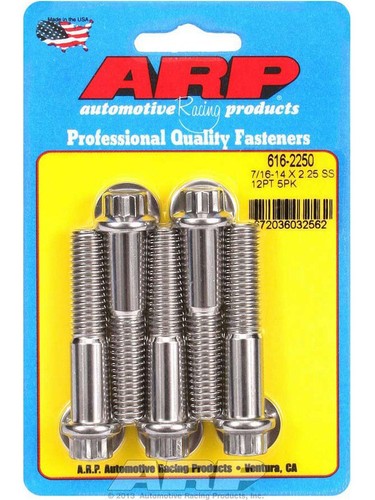 Chrome rear pulley bolts Dyna, Softail and FLT models 507709