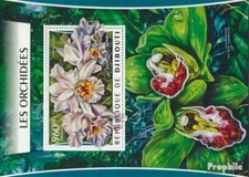 djibouti bloc-feuillet 209 neuf 2016 Orchidées