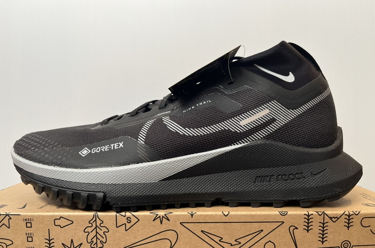 Nike React Pegasus Trail 4 GTX Black Grey DJ7929-001 Women's