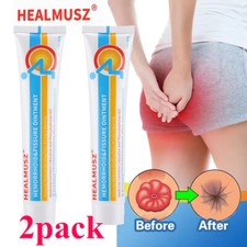 2 Hemorrhoids Remove Ointment Herbal Cream Relief Piles Pain Reduce Itching Fast