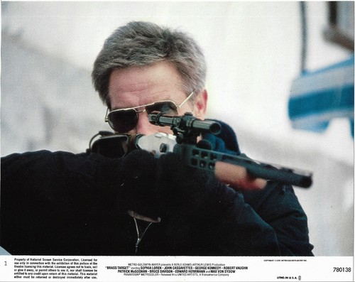 Lobby Cards (8), Brass Target, 1978, George Kennedy, Sophia Loren, 8"x10" - Bild 1 von 9