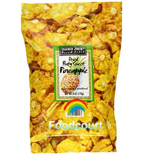 2 Packs Trader Joe's Dried Fruit Baby Sweet Pineapple 6 oz Each Pack - Bild 2 von 3