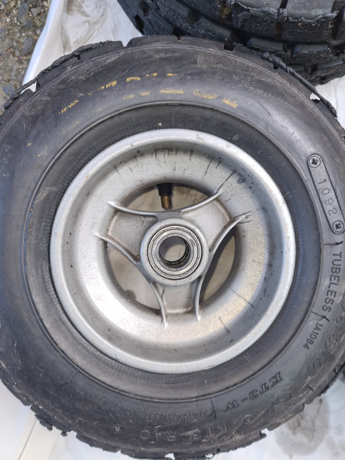 Honda cadet kart ZIP Comer Topkart Rims Dunlop KT3 WET tyres eBay