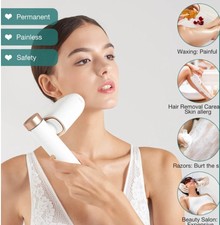 BOSIDIN Painless Permanent Laser Hair Removal Device Epilation, Green  Gold