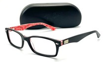 NEW RAY BAN RB 5206 2479 BLACK AUTHENTIC FRAMES EYEGLASSES 52-18 140 W/CASE