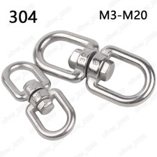 304 Stainless Steel 8-shaped Rotating Rings Universal Rings Buckle Rings M3-M20