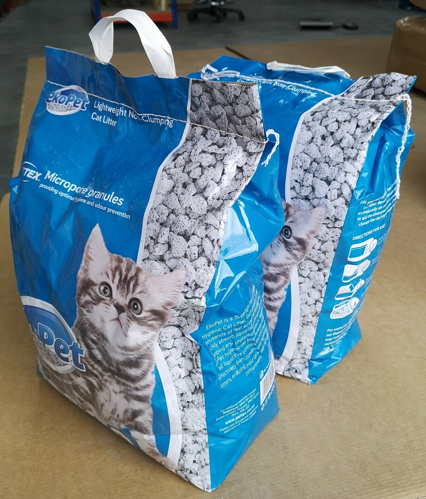 EkoPet Cat Litter 40 Litre - 2x 20 Litre £16.52 each - Free 48 Hour Delivery