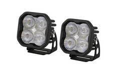 Pair SS3 Pro LED White Fog w/ White Back Ligh...