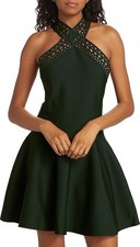 Marciano by Guess Dark Green Luana Fit and Flare Dress