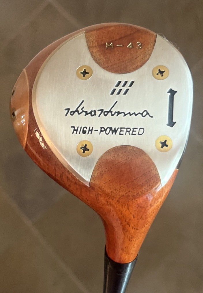 HIRO HONMA High Powered M-43 Vintage Persimmon Driver RH Graphite