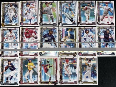 CURRENT STARS 2025 Topps Baseball Holliday Lots (17 Base Cards)