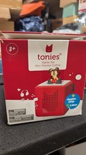 Tonies Toniebox Starter Set Audio Speaker for Kids - Red OPEN BOX 