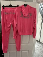 Juicy Couture Salmon Neon Pink Tracksuit - Age 15/16 Years